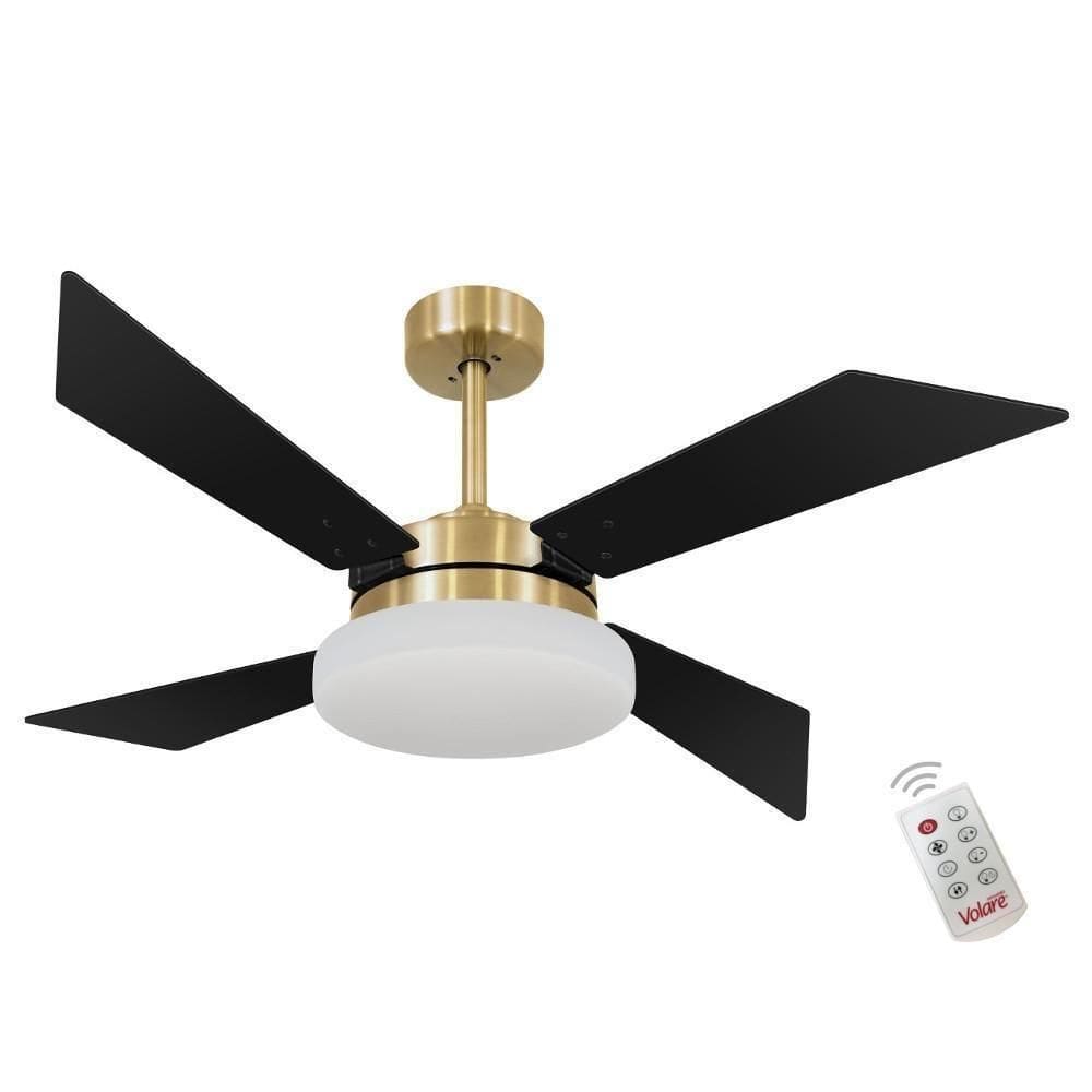 Ventilador Volare Tech Preto 110V E Controle Remoto