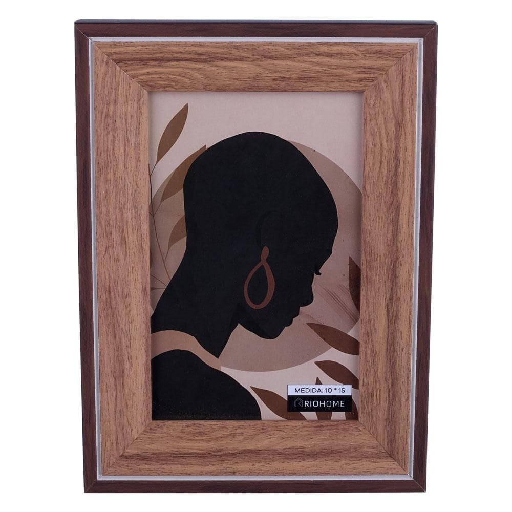 Porta Retrato Madeira 10x15cm Rio Home FOT002