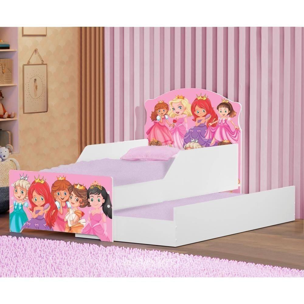 Bicama Infantil Adesivado Uly Princesas