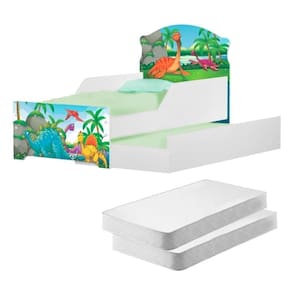 Bicama Infantil Uly Floresta Dinossauros Com Colchões