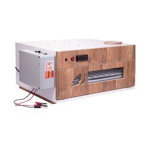 Chocadeira Automática Alta Eclosão 120 Ovos 4 Ventiladores Controlador De Temperatura Trivolt Carregador + Ovoscópio