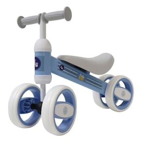 Bicicleta 4 Rodas Infantil Sem Pedal Azul Fenix Baby Bike