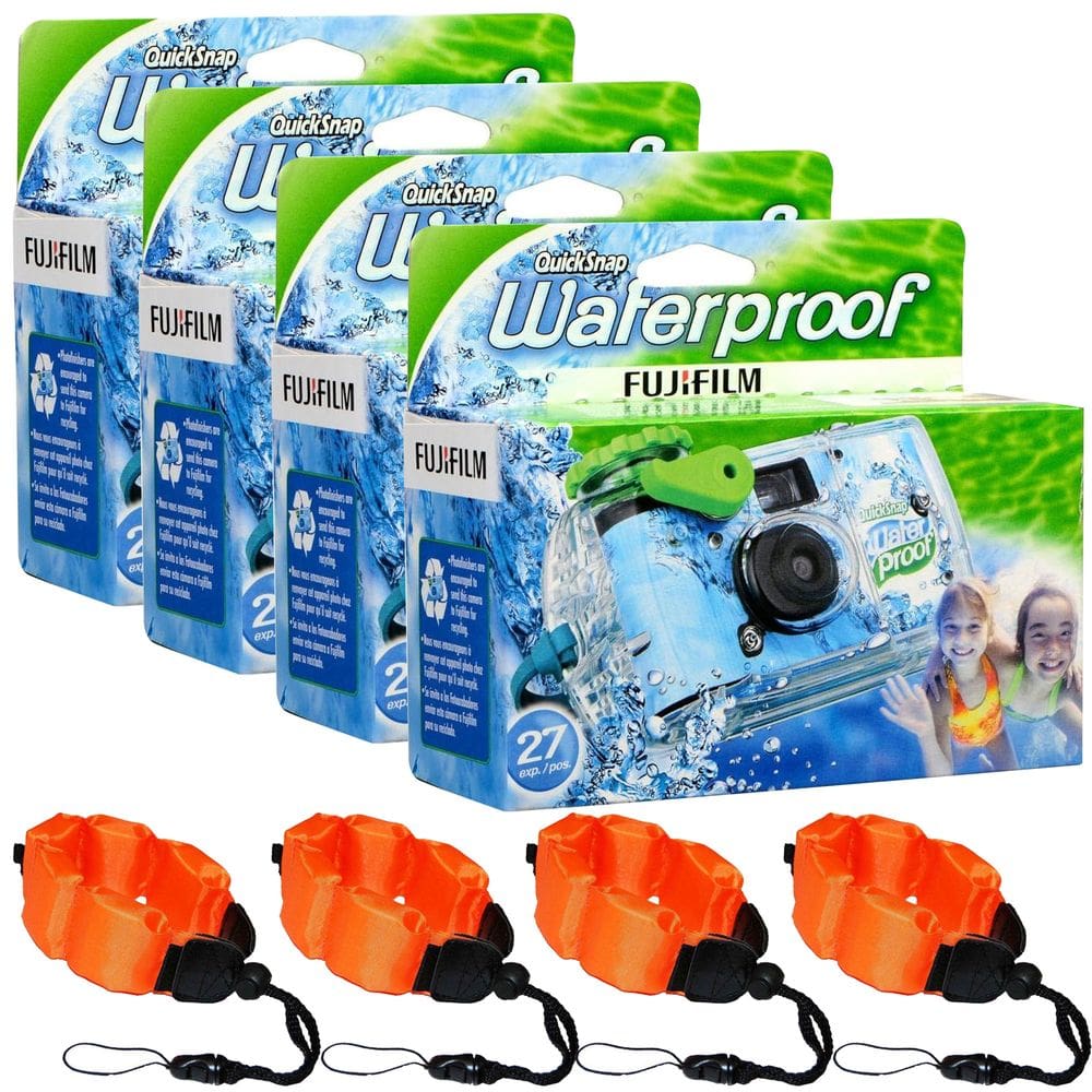 Câmera descartável Fujifilm QuickSnap 800 Waterproof x4