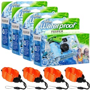 Câmera descartável Fujifilm QuickSnap 800 Waterproof x4