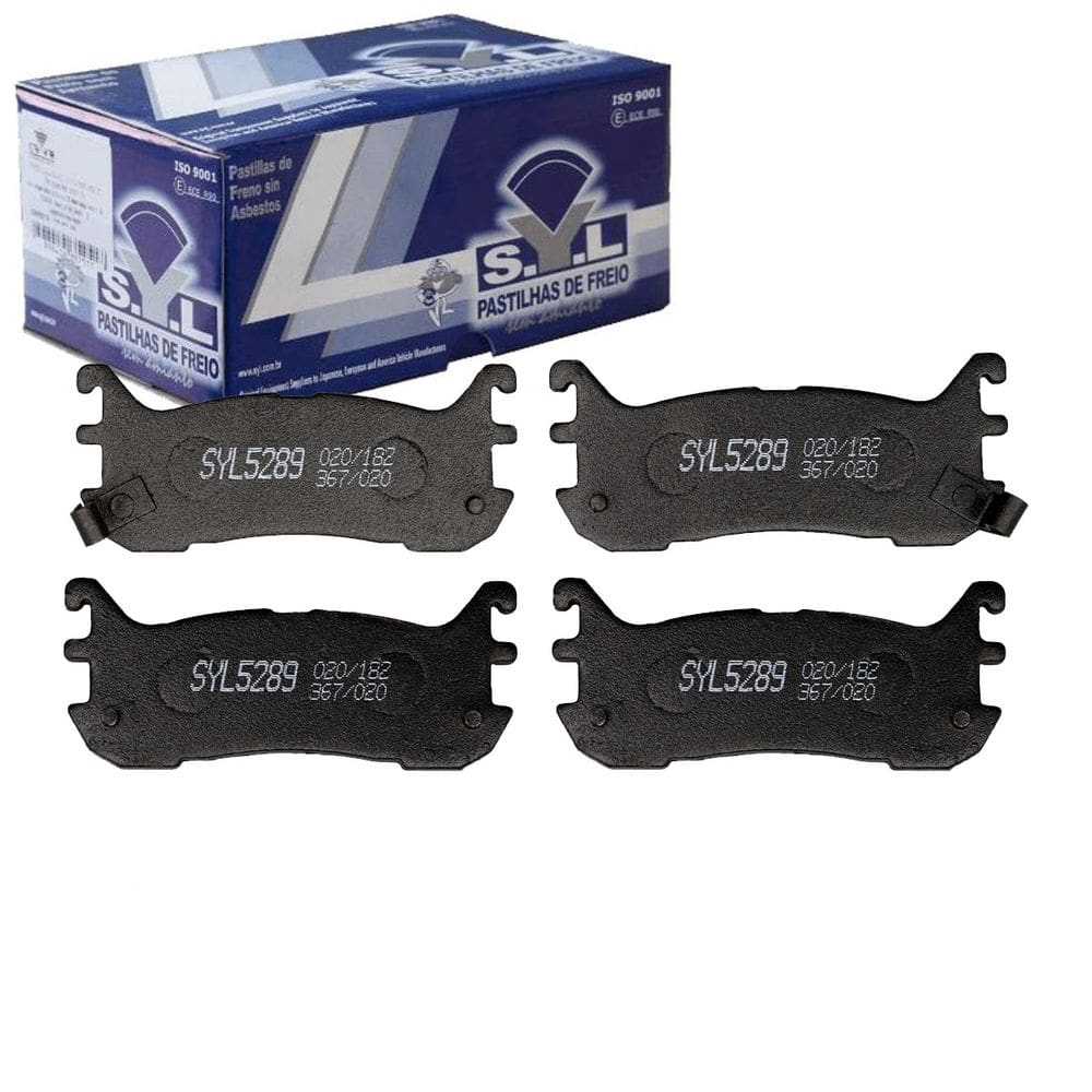 Pastilha De Freio Traseiro - Mx5 I 1.6 1993 A 1994 / Mx5 I 1.8 1993 A 1994 / Mx5 Ii 1.6 16V 1998 A 2002 / Mx5 Ii 1.8 16V 1998 A 2000 - Syl5289