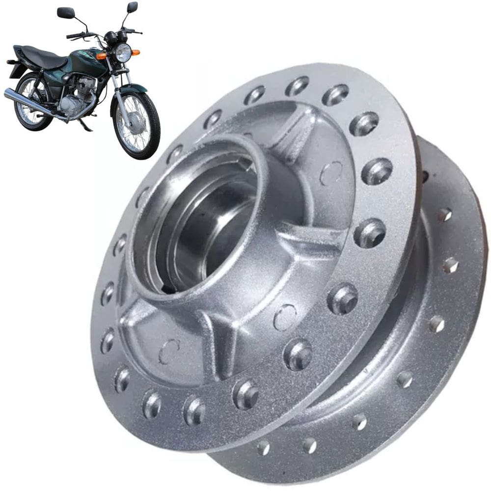 Cubo Dianteiro - Cg Esd 125 (Disco) 2000 A 2010 / Titan Esd 125 (Disco) 2000 A 2010 - 0010-Cb