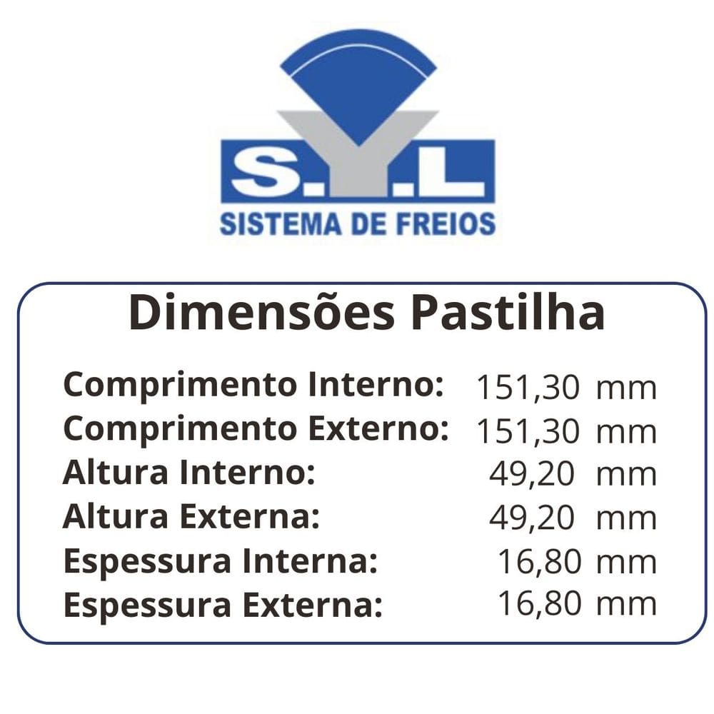 Pastilha De Freio Dianteiro - Altima 2013 A 2016 / Leaf 2014 A 2017 - Syl9180