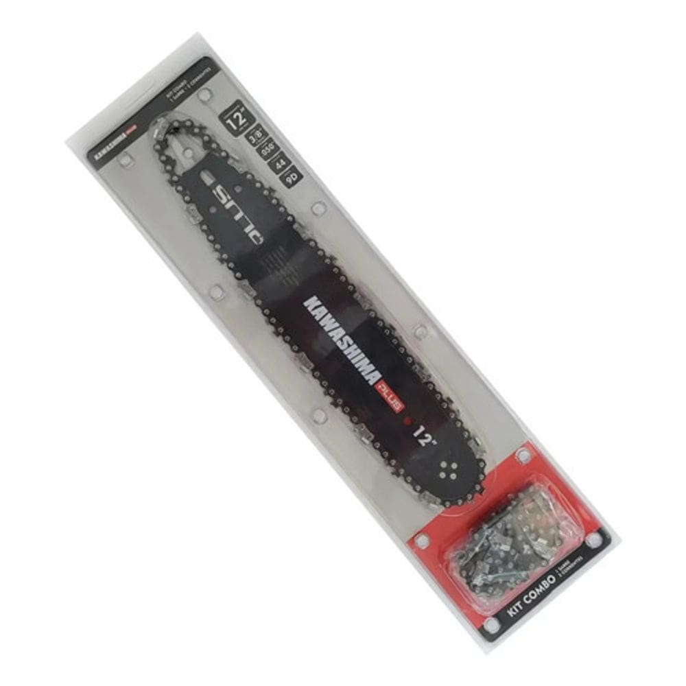 Kit 1 Sabre 2 Corrente Motosserra 12Pol 3/8 1.3Mm Kawashima