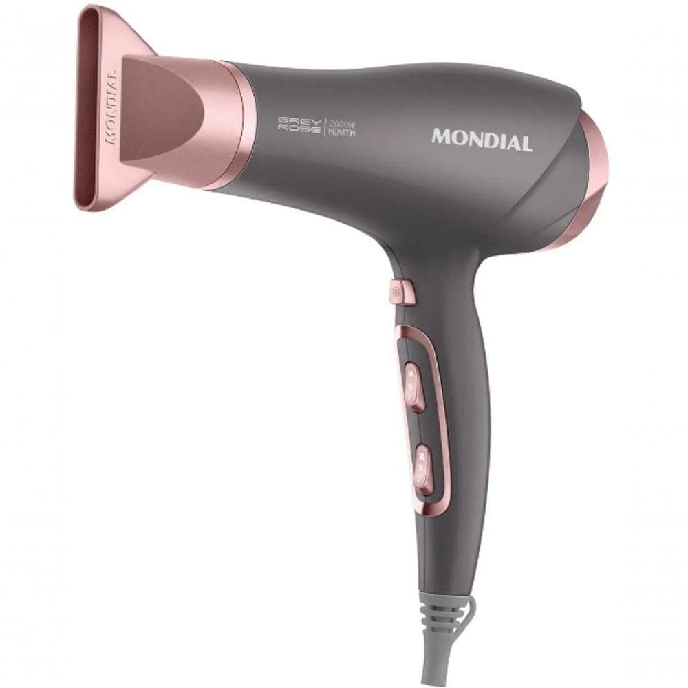 Secador De Cabelos Mondial Luxx Rose Tourmaline Ion 2000w 220V