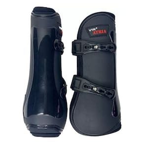 Caneleira Cavalo Atria Pino Hipismo 25Cm Preto Vtr Or1G1Nal