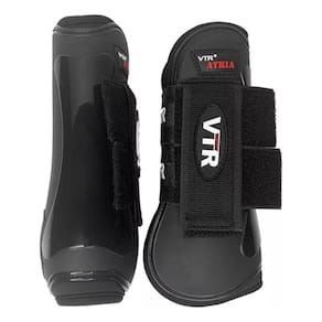 Caneleira P/ Cavalo Atria V3Lcr0 Hipismo Preto Vtr Or1G1Nal