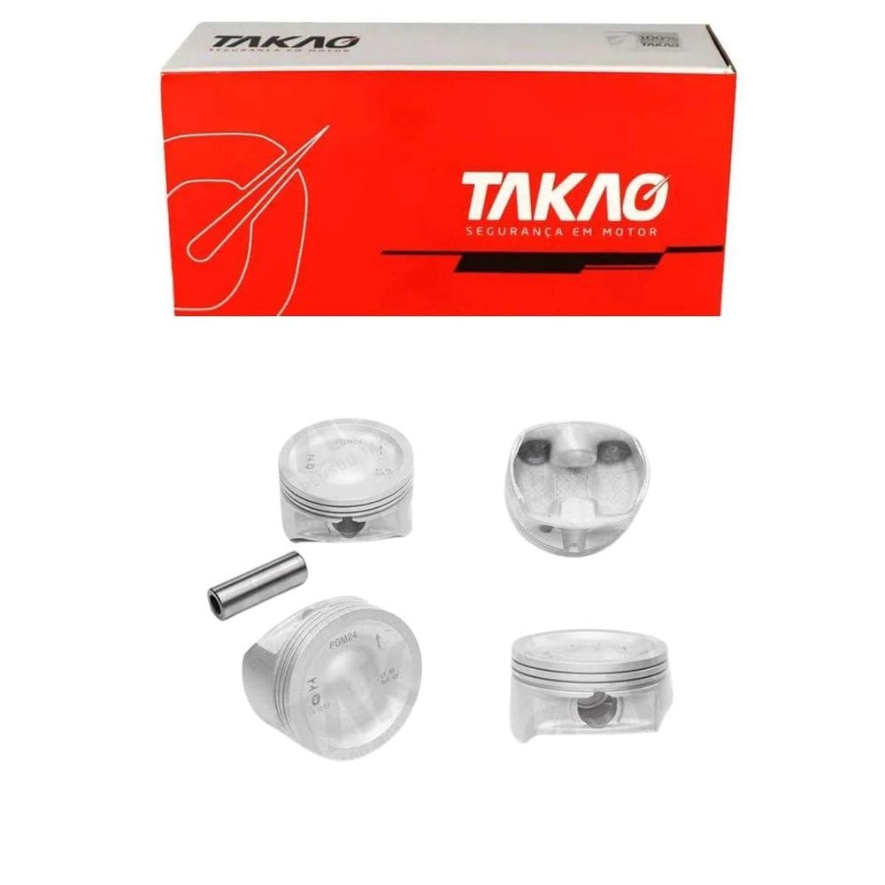 Pistão (Jg) S10 2.4 8V 2001 A 2012 / Blazer 2.4 8V 2001 A 2012 / Yale 2.4 8V 2005 A 2010 / Hyster 2.4 8V 2005 A 2010 - Takao Pgm24Std