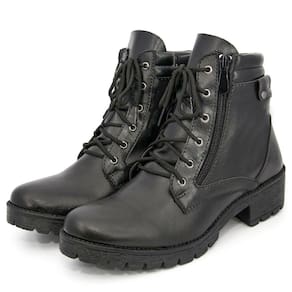 Bota Feminina Preta Salto Trilha Cano Alto Over Adventure