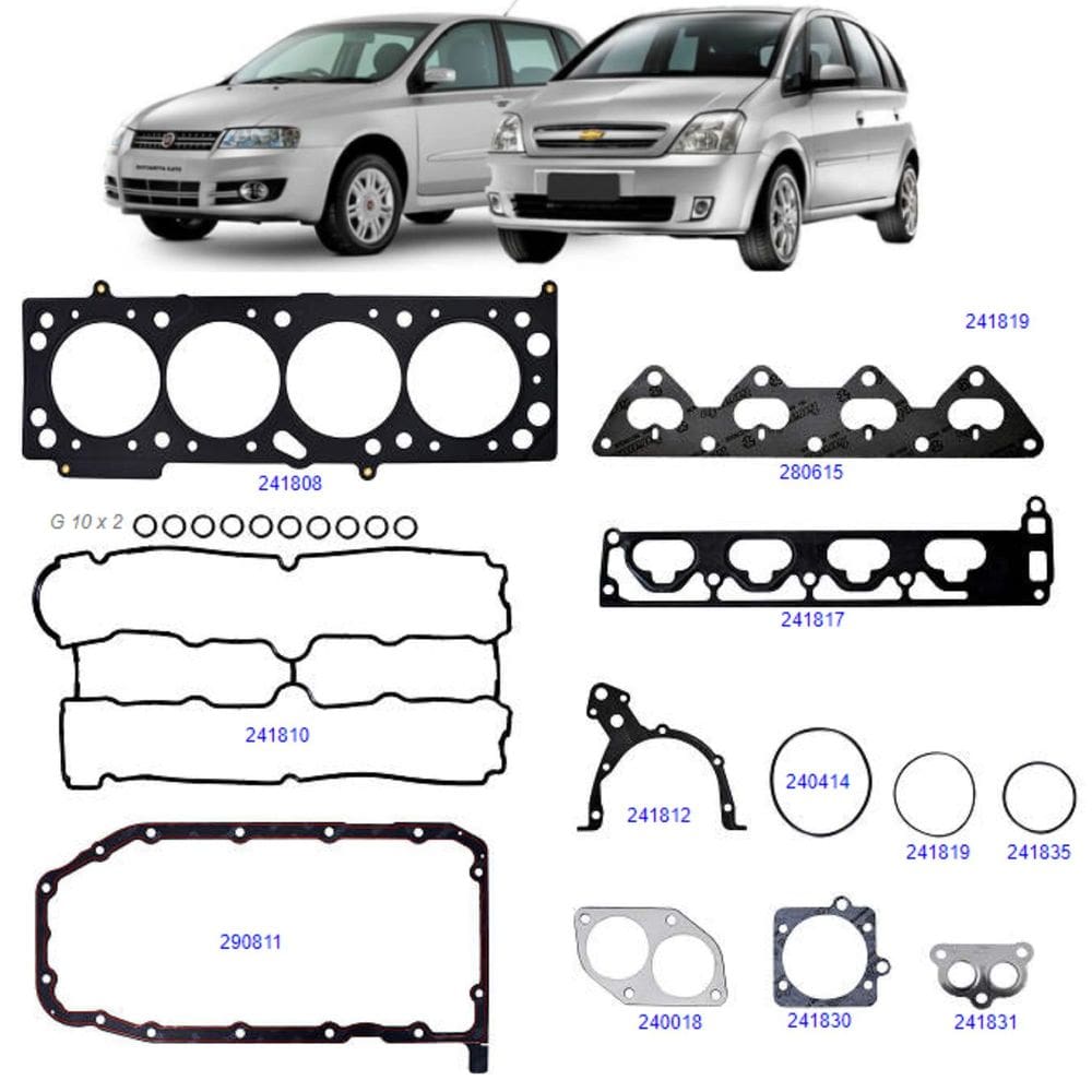 Jogo De Junta Motor - Stilo 2003 A 2007 / Gm 2003 A 2004 - 241800Mls