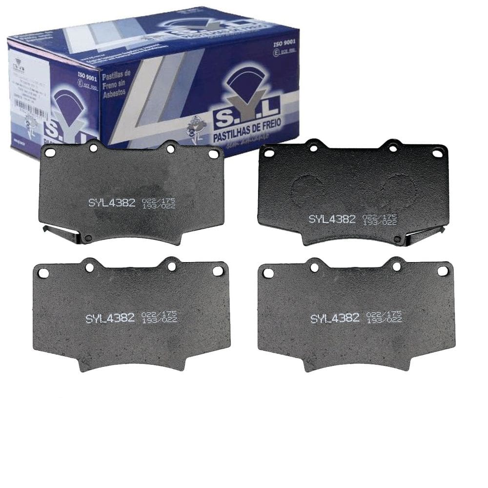 Pastilha De Freio Dianteiro - Hilux 2.8 16V Sw4 2016 A 2019 / Hilux 4.0 24V Sw4 2016 A 2019 - Syl4382