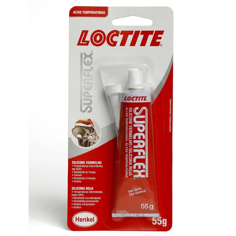 Cola Silicone Superflex Vermelho 55G Loctite - 581034