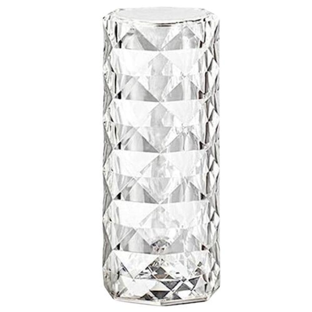 Abajur De Mesa De Cristal Com Controle De Toque, Luz Noturna