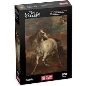 Quebra Cabeça Van Dick Os Cavalos De Aquiles 500 Peças Mimo