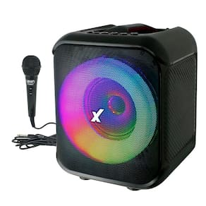 Caixa Som Amplificada Portátil Bluetooth 150W Rms com Microfone Fm Mp3 Usb Led Amvox Aca 150 Pop