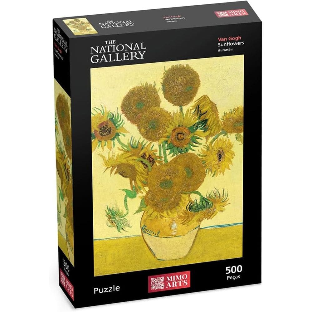 Quebra Cabeça Girassóis De Van Gogh Mimo - 2602