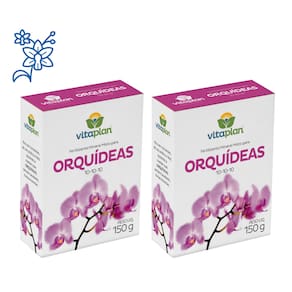 Kit 02 Adubo Mineral Misto Orquídeas 150g Vitaplan
