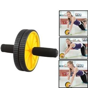 Roda Abdominal Completa, Rolinho Lombar Tapete De Exercícios Para Academia Em Casa Fitness Musculação.