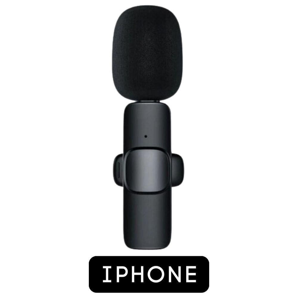 Microfone Lapela Wireless Sem Fio Para Lightning