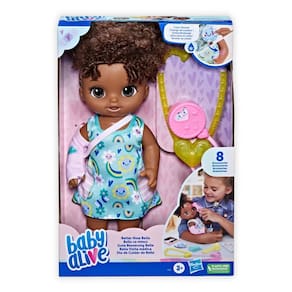 Baby Alive Dia De Cuidar Da Bella Negra Verde F7537 (F7537) - Hasbro