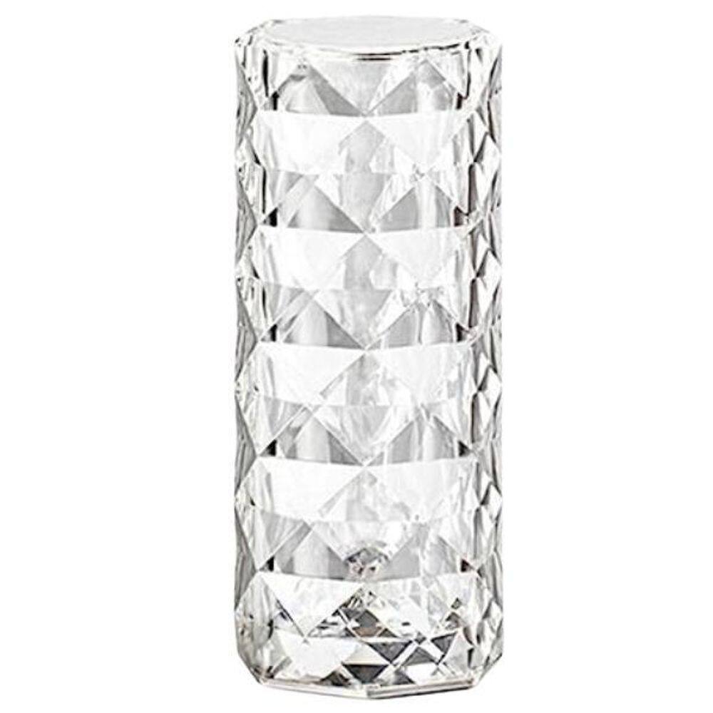 Abajur De Mesa De Cristal Com Controle De Toque, Luz Noturna