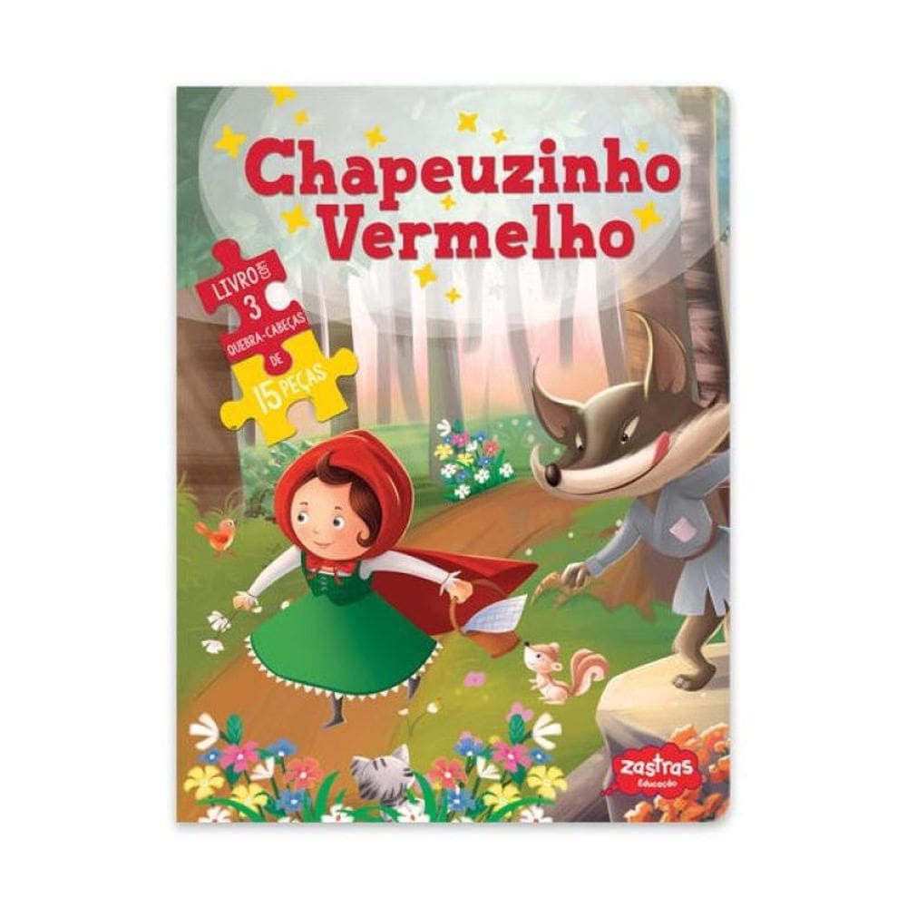 Chapeuzinho Vermelho: Livro Com Quebra Cabeça