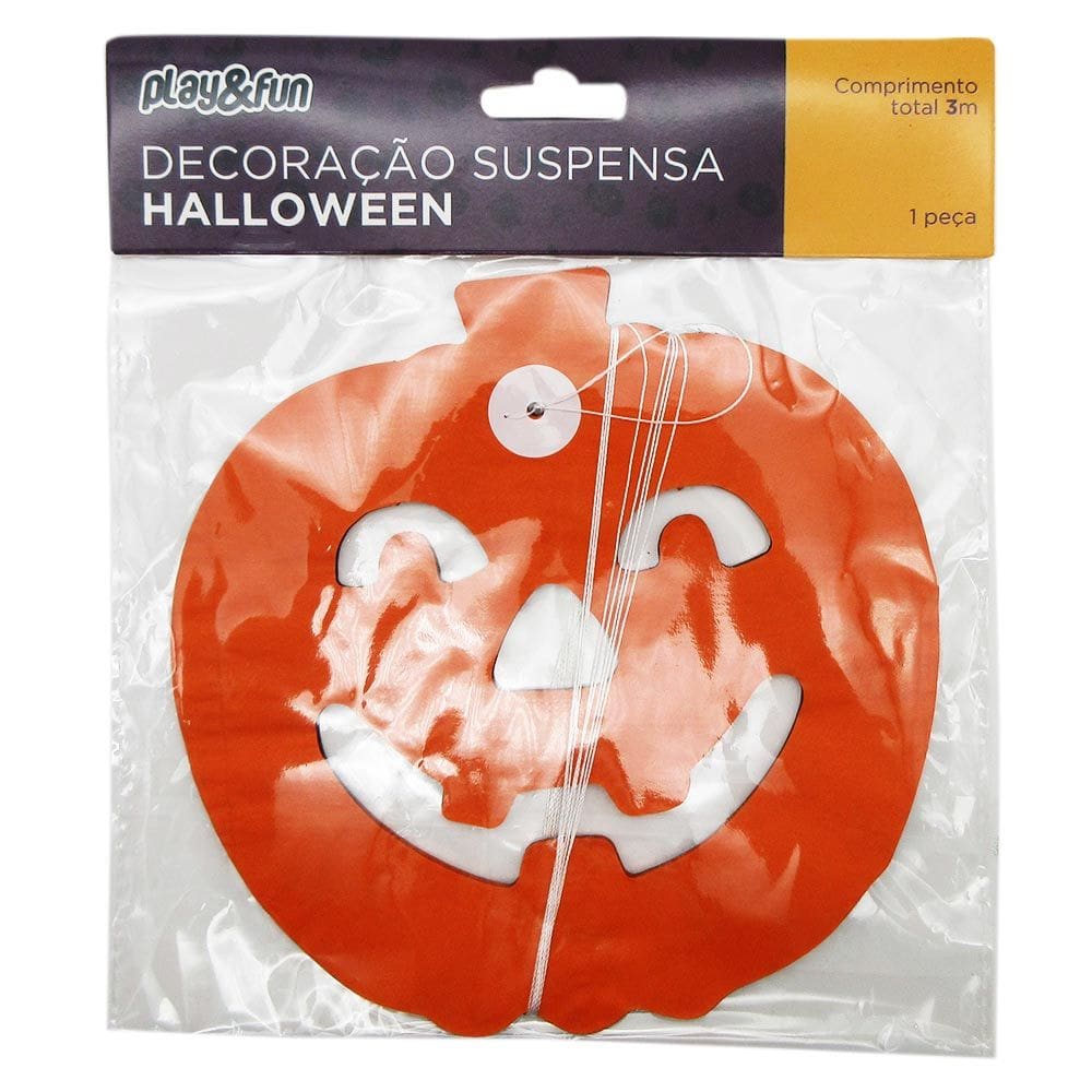 Corrente Papel de Abóboras Halloween Play&Fun