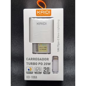 Carregador Turbo Usb-c/ Lightning(IP) Cor Branco