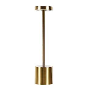 Luminária De Mesa Touch Inteligente Premium Recarregável Dourado