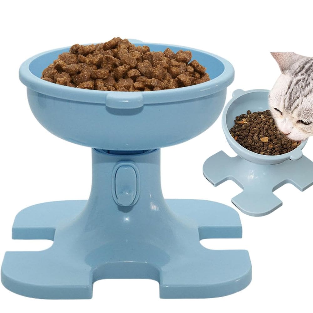 Tijela Raçao Ergonomica Cachorro Gato Pet Animais Estimaçao Comedouro Ajustavel