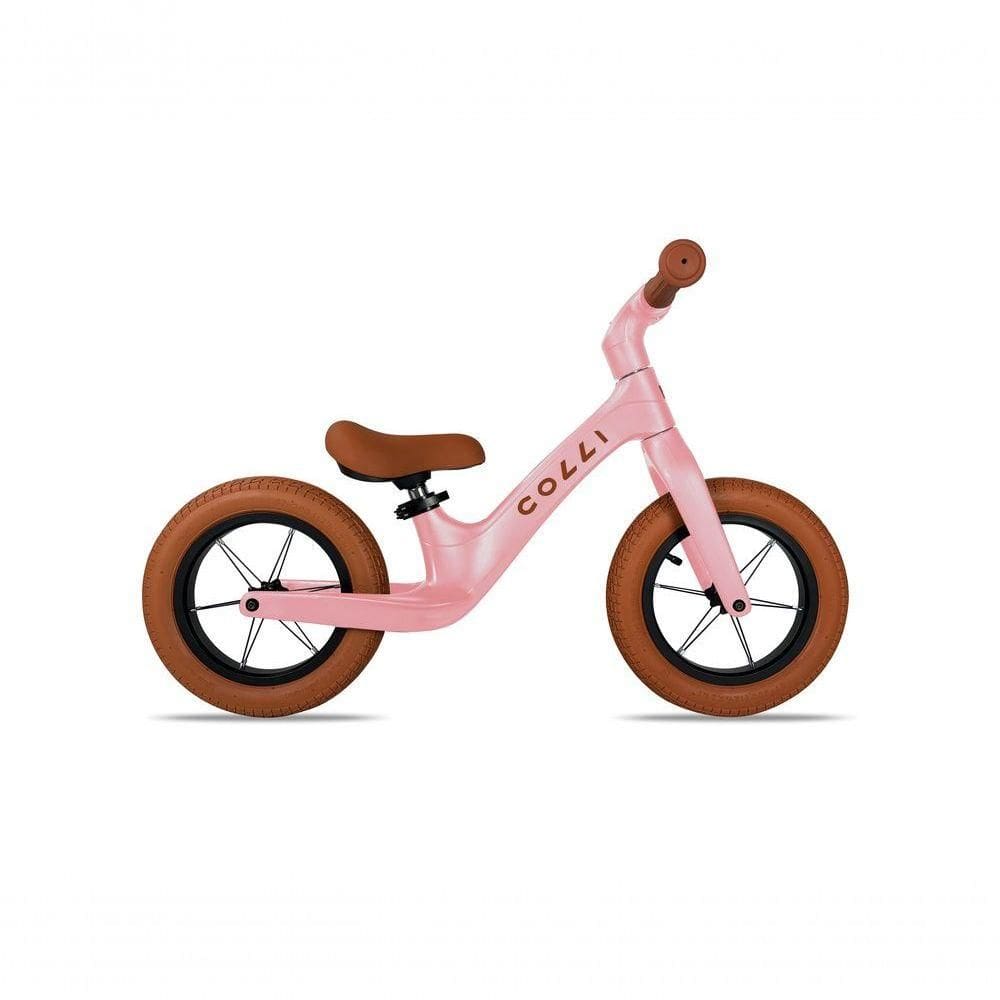 Bicicleta Infantil Colli Aro 12 Balance Quadro Em Nylon Rodas Em Aluminio Rosa