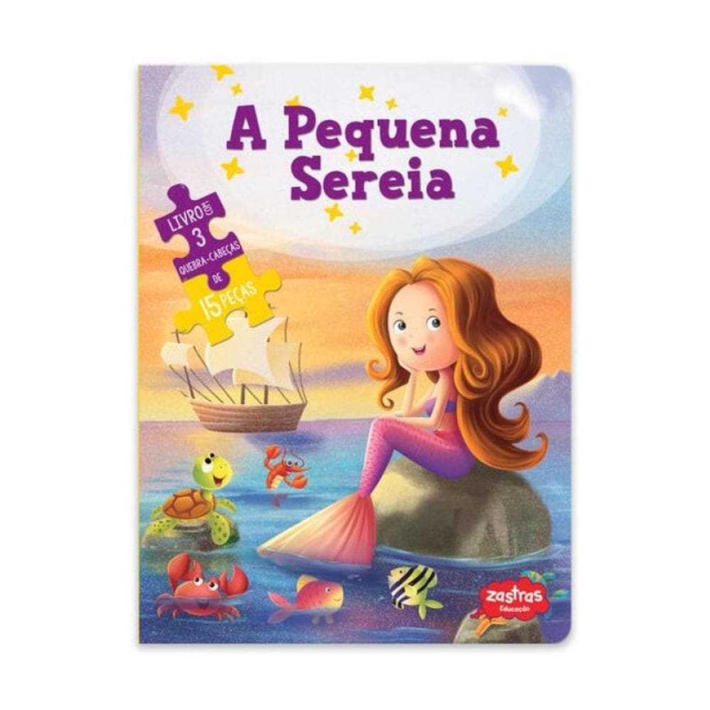 A Pequena Sereia:Livro Com Quebra Cabeça