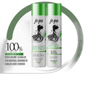 Kit Escova Progressiva Japonesa Jepa 100% Organic 1L