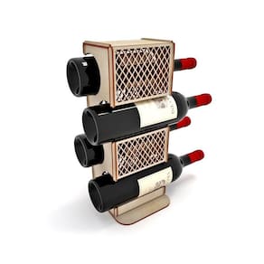 Mini Adega Mdf Para 4 Garrafas
