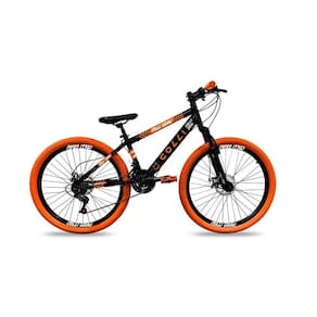 Bicicleta Grau Aro 26 21 Marchas Colli Preto Fosco/laranja