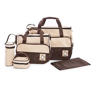 Kit Bolsa Maternidade Luxo Impermeável 5 Itens Menino Menina