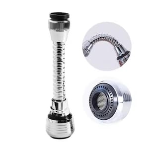Bico Extensor Torneira Flexível 360 Arejador Ponteira Inox