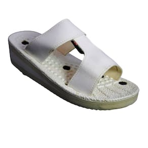 Sandália Magnética Charme Ii Branca 33/34 Par - Terumi