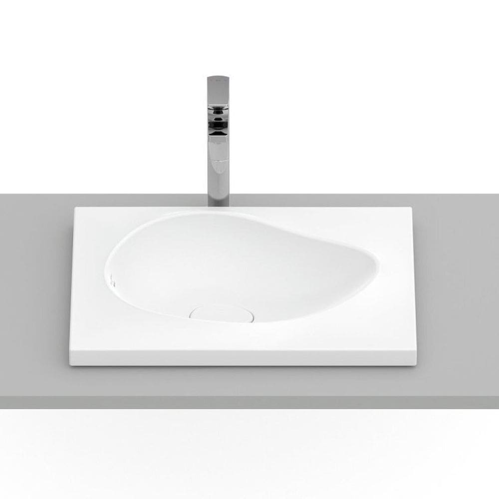 Kit 3 Cubas de Sobrepor 62x44,5cm Ruy Ohtake Roca Blanco Mate