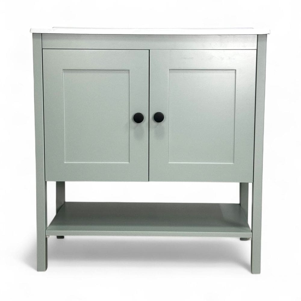Gabinete para Banheiro 2 Portas Hudson Verde Menta