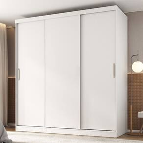Guarda-roupa 3 Portas Araçá Cabecasa Madeiramadeira Branco