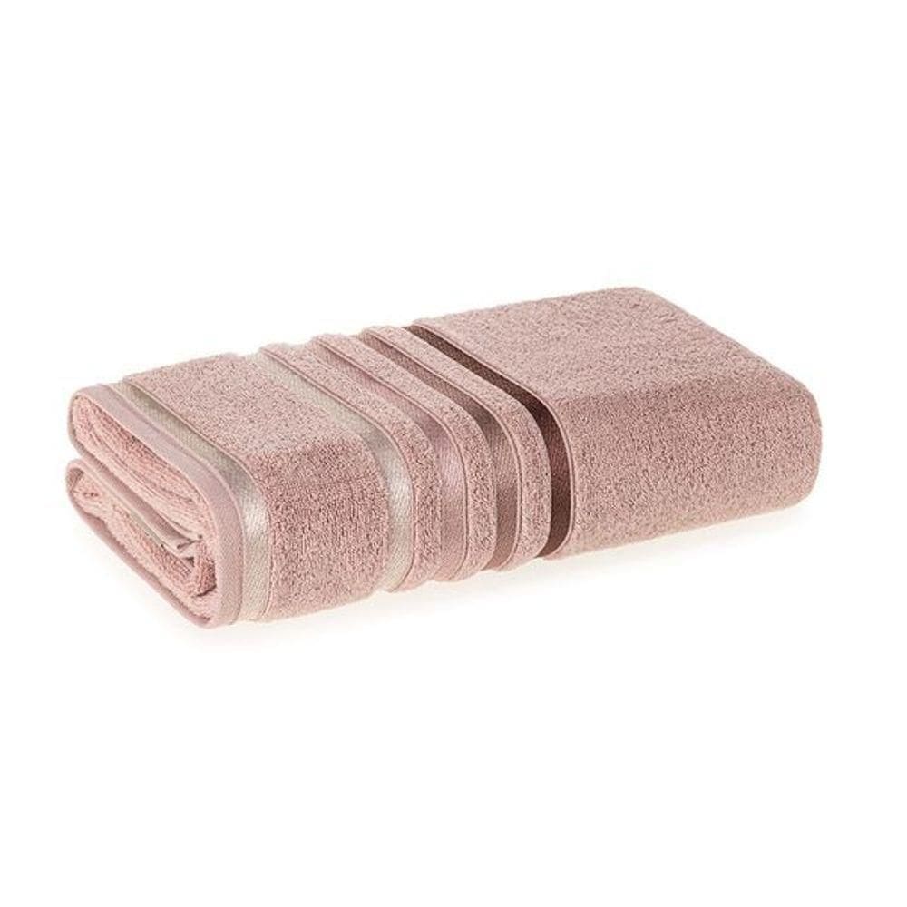 Toalha De Banho Lumina Fio Penteado Max Karsten Pétala/rosa