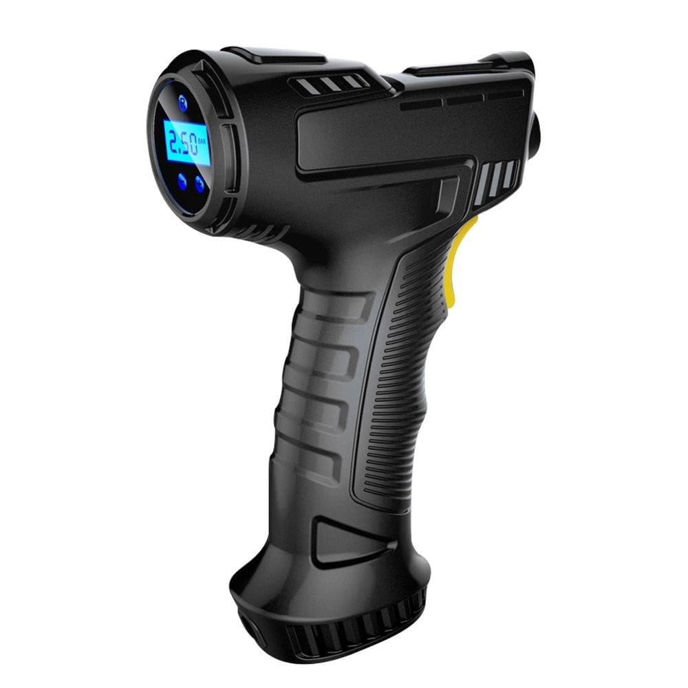 Compressor de ar para carro 120W portátil com display digital - USB recarregável