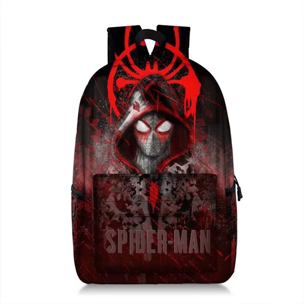 Mochila de aranha mochila estilo de moda de estudante masculino