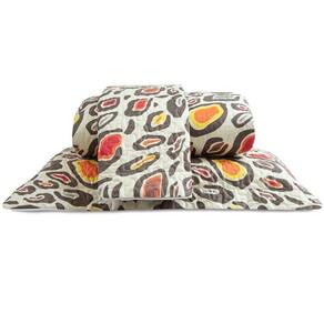 Cobre Leito Queen Bouti Basic Estampado 180 Fios 3 Peças - Maxi Onça