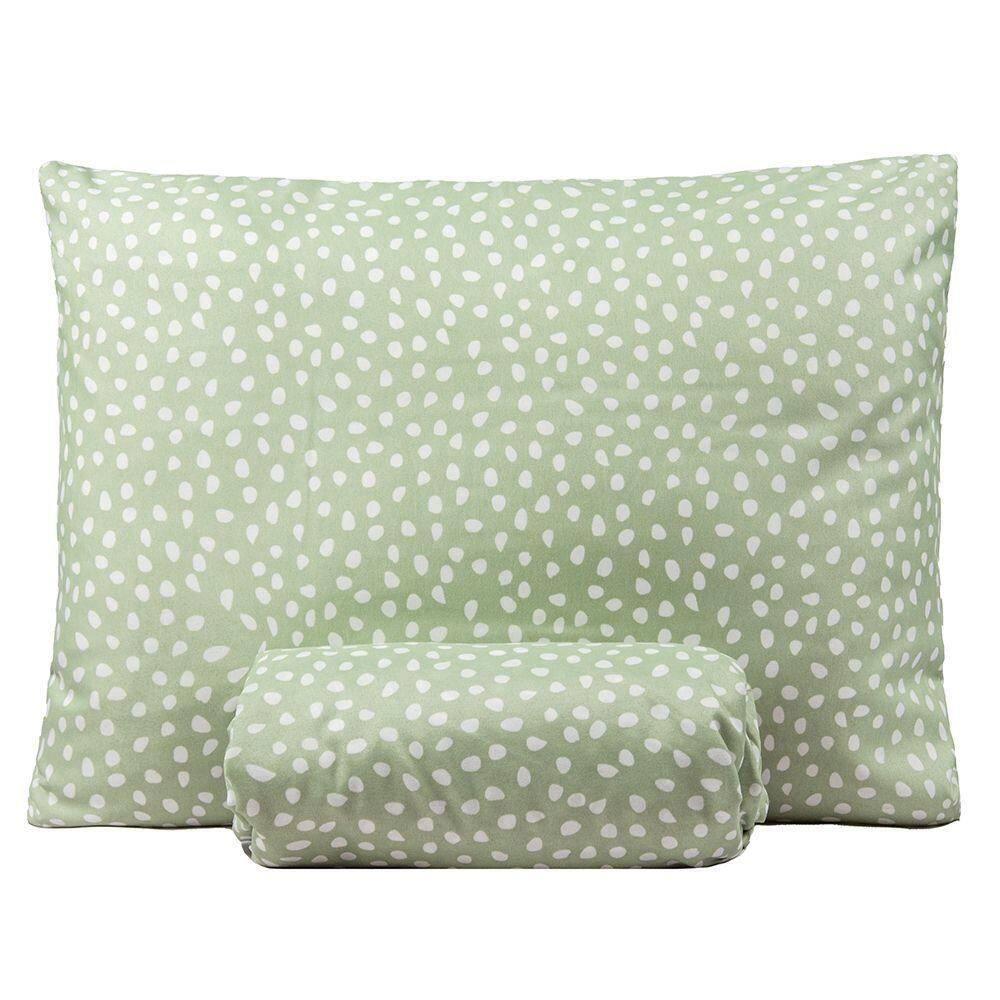 Jogo De Lençol Solteiro Bouti Basic Estampado 180 Fios 2 Peças - Poa Verde Cha